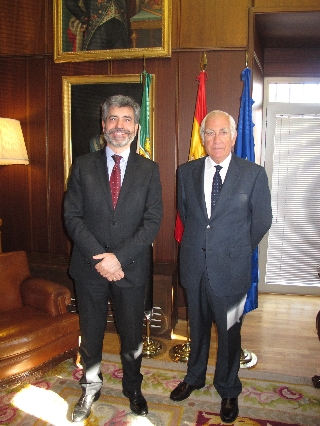 El presidente del Tribunal Supremo y del CGPJ visita el Tribunal Superior de Justicia de Extremadura (2)